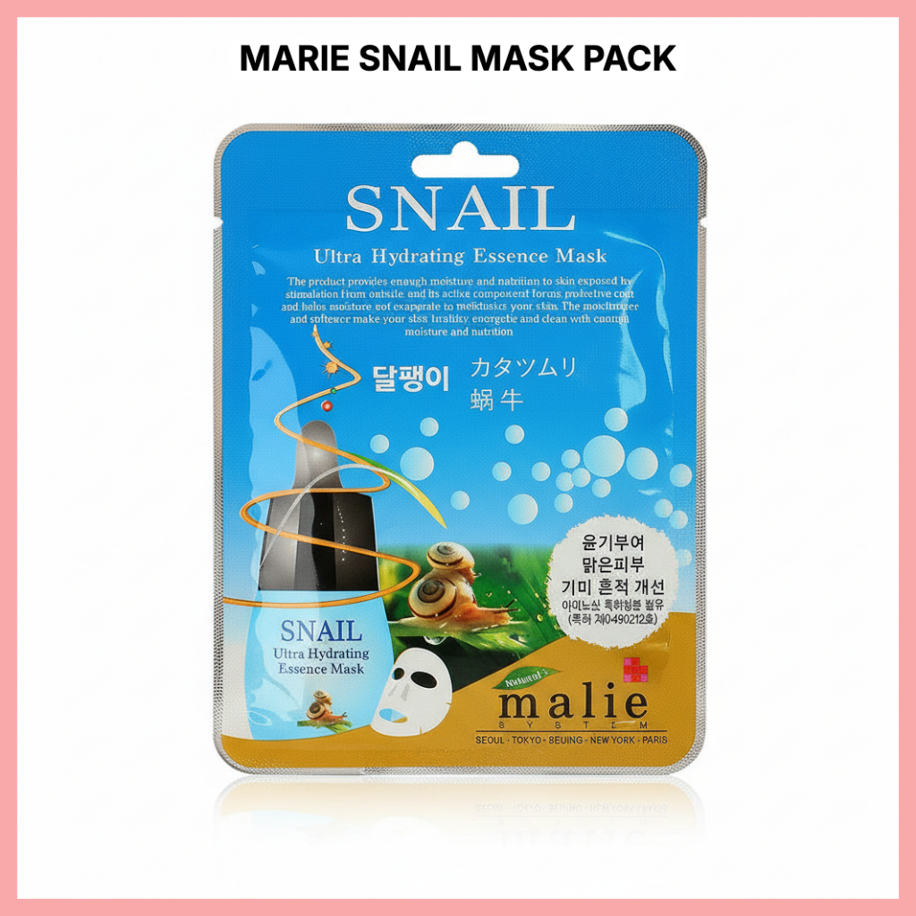 [MARIE] SNAIL MASK PACK 20mL 1 แผ่น