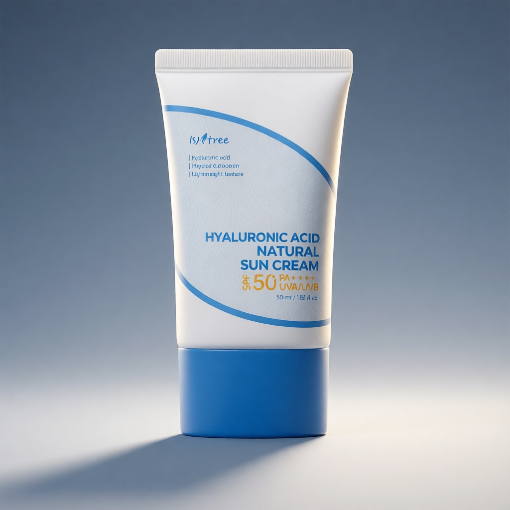 [Isntree] Hyaluronic Acid Natural Sunscreen SPF50+ PA++++ 50ml – Korean Lightweight Hydrating Sun Cr