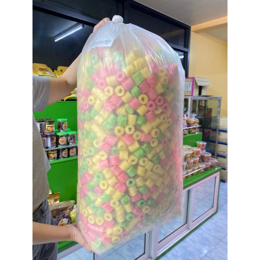 ขนมข้าวโพดอบกรอบแฟนซี รสนม ตรา คอนแมน ขนาด 4.5 kg