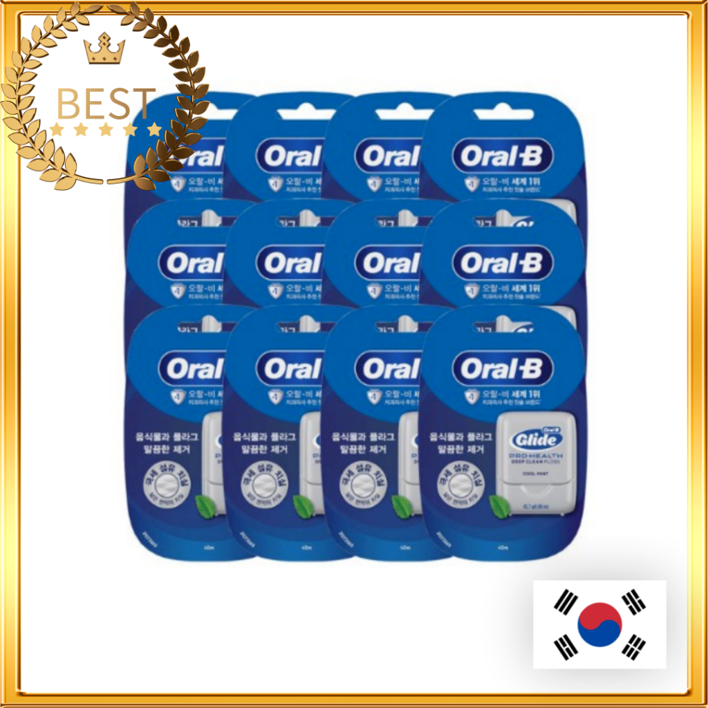 [ORAL B] Glide Pro-Health Deep Clean Floss - Cool Mint (40ม.)