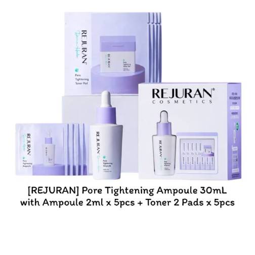 [REJURAN] Pore Tightening Ampoule 30mL Special Edition(พร้อม Ampoule 2ml x 5pcs + Toner 2 Pads x 5pc