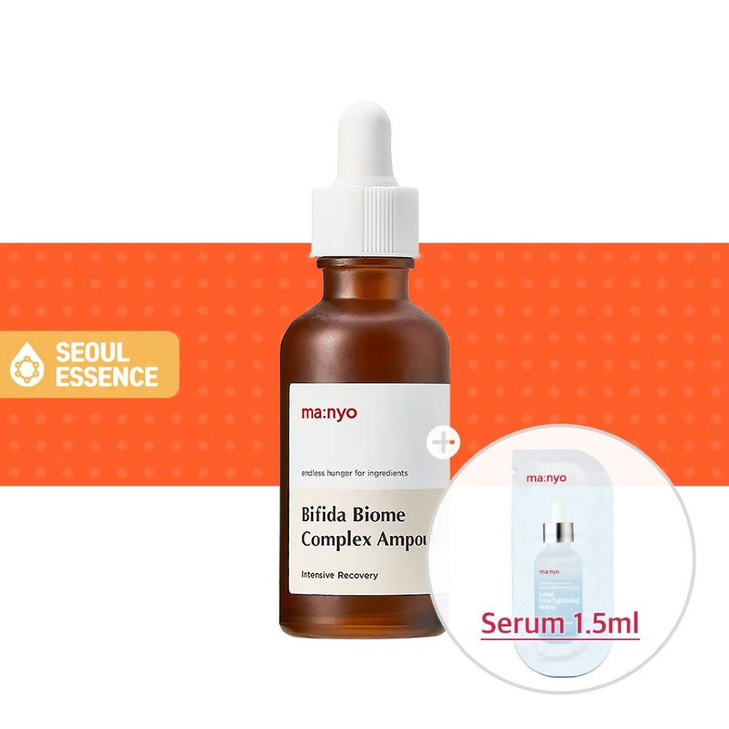 Manyo (ma:nyo) Bifida Biome Complex Ampoule 50ml - ต่อต้านวัยขั้นสูง เสริมสร้างเกราะป้องกันผิวด้วย Bifida Biome Probiotics