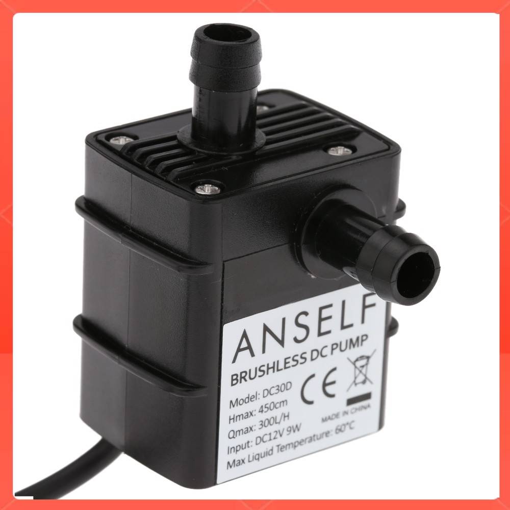 Anself เครื่องปั๊มน้ำ DC 12v 9W ขนาดเล็ก