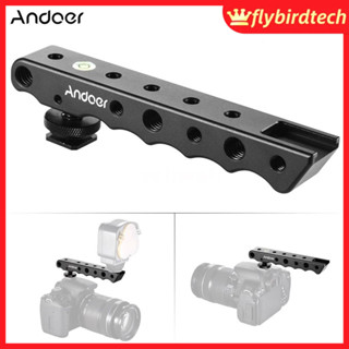 Andoer Video Top Handle Handgrip Stabilizing Grip w/ Cold Shoe + Bubble Level