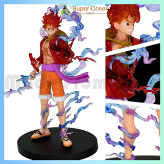 【พร้อมส่ง】โมเดลฟิกเกอร์ Pvc อนิเมะวันพีช Nika luffy Gear 5 Sun God ขนาด 22 ซม. ของขวัญ สําหรับเก็บสะสม