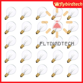 ( Fly ) Tomshine Ac230V G40 หลอดไฟทังสเตน 25 Pack E12 สําหรับตกแต่ง