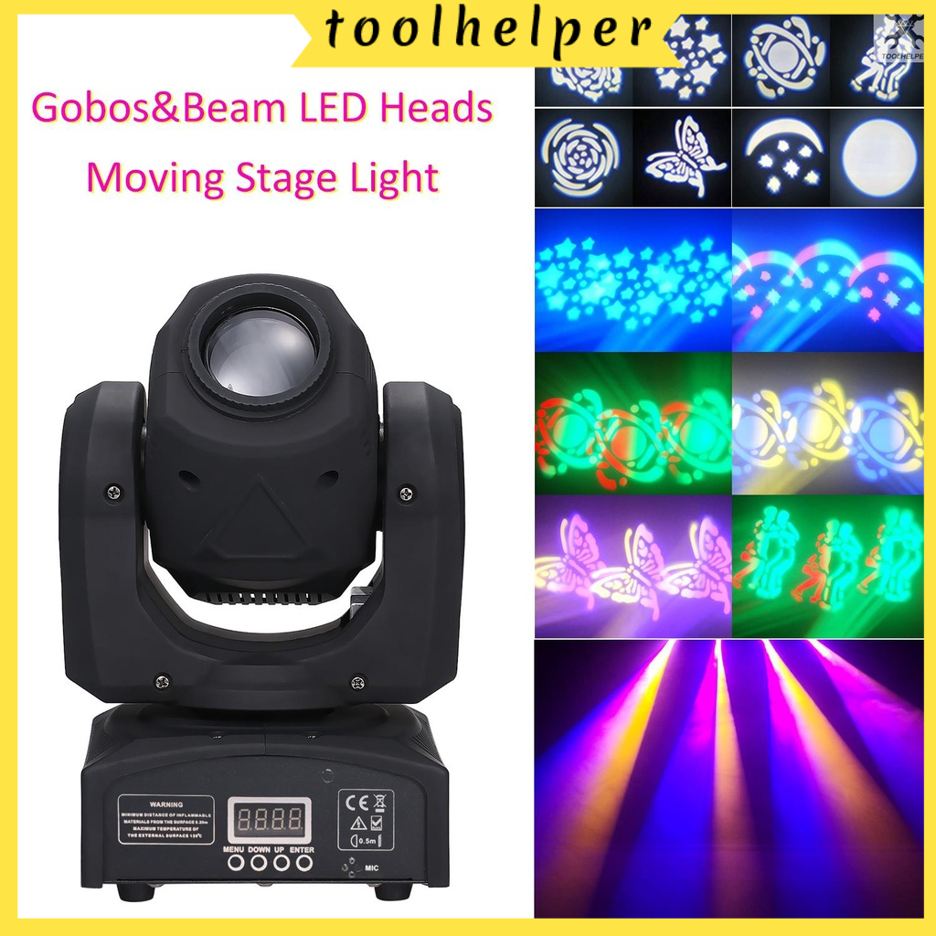 [T&H] ไฟเวที Led 90W DMX512 9/11 ช่อง หมุนได้ 8 แบบ เปลี่ยนสีได้ 14 สี สําหรับ DJ Disco Club งานแต่ง