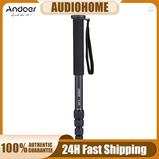 Andoer A-666 181 ซม. / 5.9 ฟุตกล้องโทรทรรศน์อลูมิเนียม Telescoping Monopod Stick Unipod 6-Sect