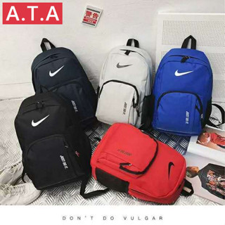 A.t.a NIKE ใหม่ กระเป๋าเป้สะพายหลัง สําหรับผู้ชายและผู้หญิง