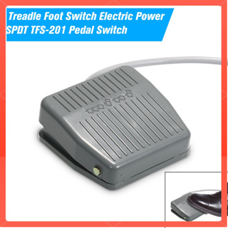 สวิทช์เท้าเหยียบไฟฟ้า Treadle Foot Switch DC 5-48 V / AC 24-250 V