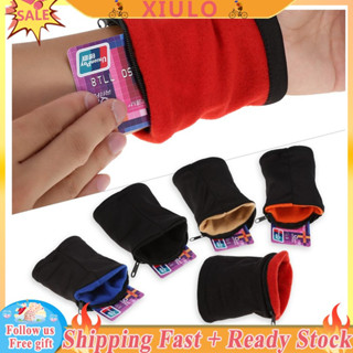 XIULO กระเป๋าเก็บของ แบบรัดข้อมือ สำหรับการออกกำลังกาย
