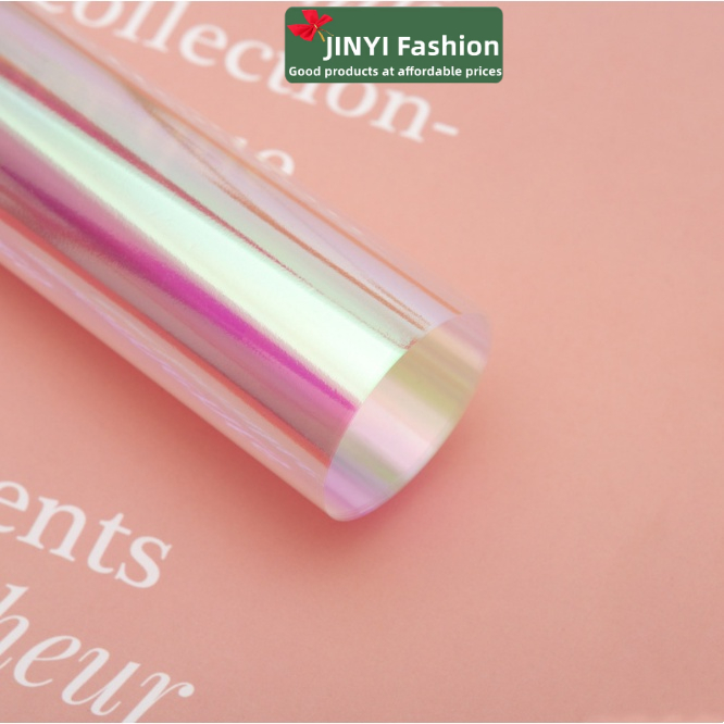 กระดาษห่อช่อดอกไม้ สีรุ้ง กันน้ํา DIY ให้เป็นของขวัญได้