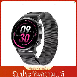 (laptth)MK30 นาฬิกาข้อมือสมาร์ทวอทช์ หน้าจอสัมผัส 1.3 นิ้ว 360*360 AMOLED เชื่อมต่อบลูทูธ เหมาะกับการเล่นฟิตเนส การตรวจสอบสุขภาพประจําเดือน การแจ้งเตือน BT Music เข้ากันได้กับ Android iOS