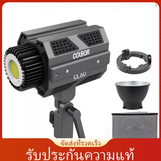 (laptth)COLBOR Cl60 ไฟวิดีโอ LED 65W หรี่แสงได้ 2700K-6500K CRI97+ 10 โหมดเอฟเฟคไฟ APP รีโมตคอนโทรล หน้าจอ LCD ขนาดใหญ่ พร้อม B