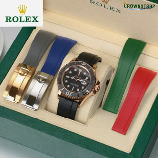 สายนาฬิกาข้อมือ สายยาง ขนาด 20 มม. สําหรับ rolex Oyster Perpetual