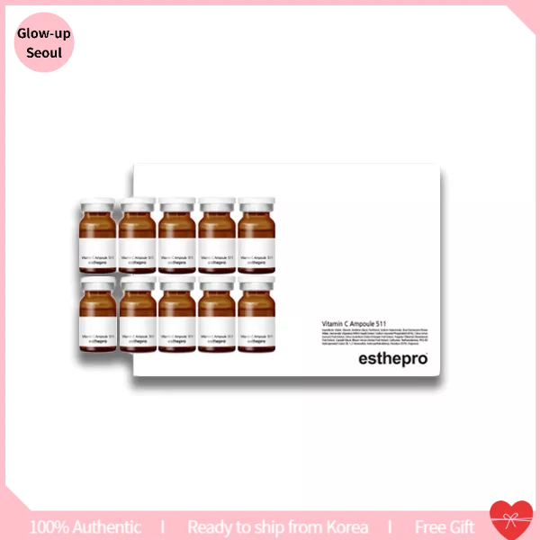 [Esthemax / Esthepro] วิตามินซี แอมพูล ไวท์เทนนิ่ง ทรีทเม้นท์ บํารุงผิวหน้า ให้ความชุ่มชื้น 8 มล. X 10 ขวด