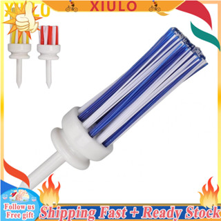 Xiulo Golf Tees Plastic Long Ball Base Low Friction Brush Support Tee for Distant Hit Training