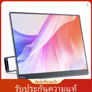 (laptth) หน้าจอมอนิเตอร์ QLED 13.3 นิ้ว ความละเอียด 1920*1080 พร้อมแบร็คเก็ต พับได้ สีดํา ปลั๊ก UK