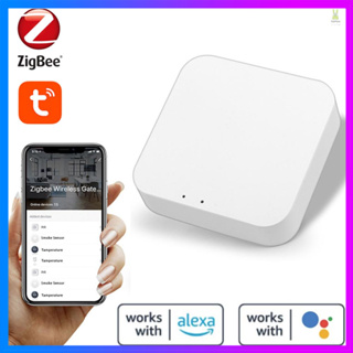 Flt Tuya ZigBee3.0 อุปกรณ์ควบคุมประตูอัจฉริยะ ไร้สาย อเนกประสงค์ สําหรับ Alexa Google Home