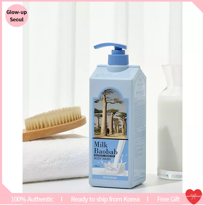 Milk Baobab เจลอาบน้ําไวท์มัสก์ กลิ่น 1ea 1000 มล.