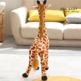 ตุ๊กตายีราฟของเล่นตุ๊กตายีราฟจำลองสวนสัตว์ของขวัญตุ๊กตายีราฟน่ารักของขวัญสำหรับเด็กผู้หญิงและเด็กของขวัญวันเกิดวัสดุนุ่มและสบาย