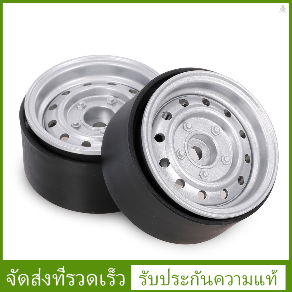【พร้อมส่ง】ขอบดุมล้อ โลหะ 1.9 นิ้ว แบบเปลี่ยน สําหรับรถไต่หินบังคับ 1/10 TRX4 SCX10 RC4WD Hsp Redcat Traxxas Tamiya Hpi AXIAL DIY 2 ชิ้น