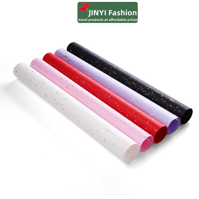 กระดาษห่อของขวัญ ลายดอกไม้ ประดับเลื่อม แบบหนา ขนาด 60x60 ซม. ต่อชิ้น สําหรับตกแต่งงานแต่งงาน งานวันเกิด - รูปที่ 3