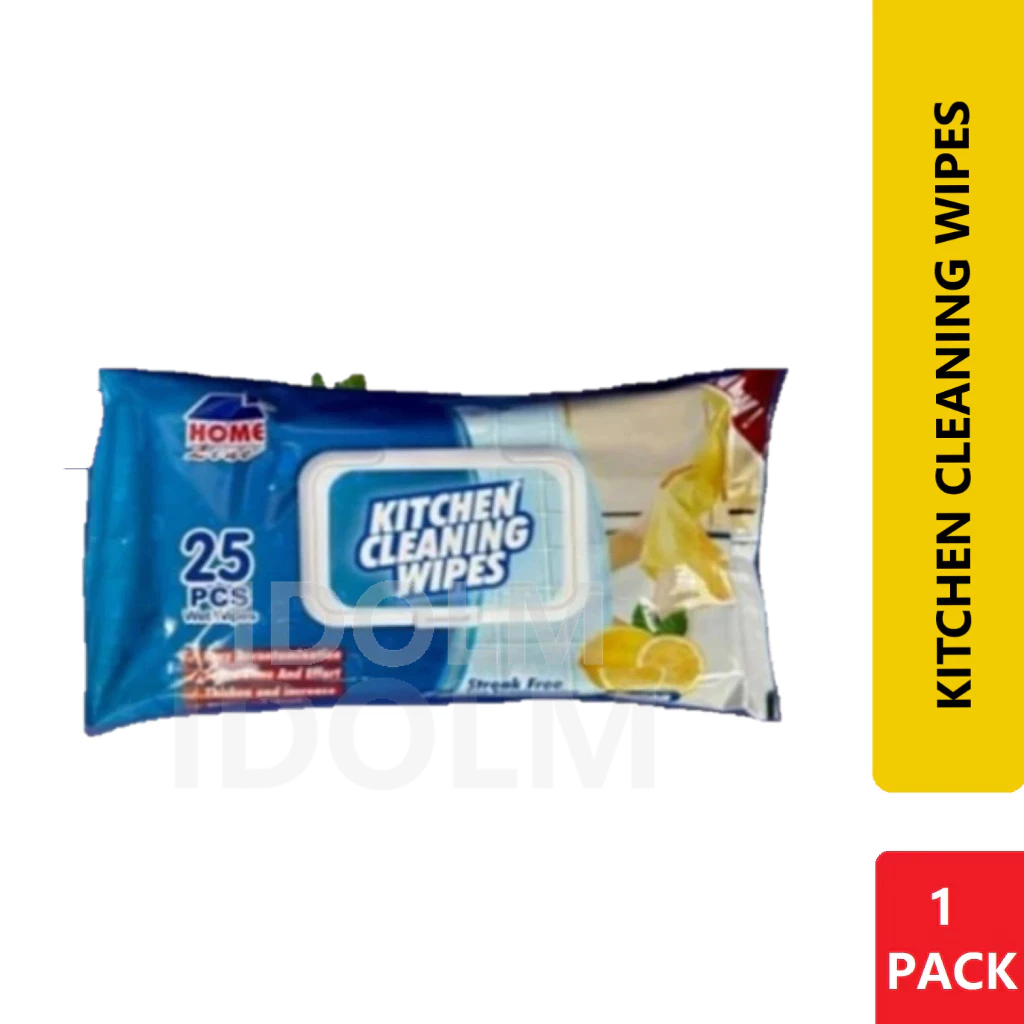 Homeline Kitchen Cleanign Wipes 25 แผ่น
