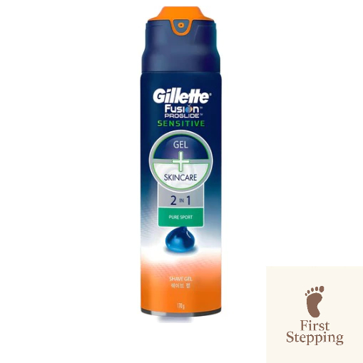 Gillette Fusion ProGlide Shaving Gel 170g – สําหรับผิวแพ้ง่าย / เจล 2 in 1 + สกินแคร์ / กลิ่น Pure S