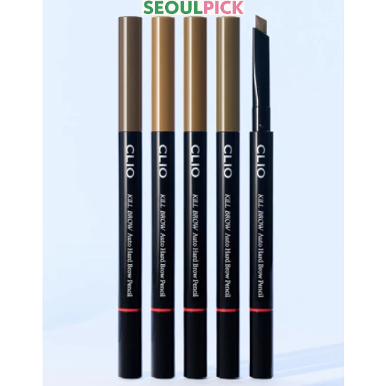[CLIO ] (RENEWALTROLTOPKill Brow Auto Hard Brow Pencil Kill Brow Auto Hard Brow Pencil ดินสอเขียนคิ ้ วแบบแข ็ ง 5 สี