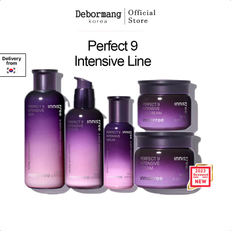 Innisfree Perfect 9 Intensive Skincare ( Skin | Lotion | Serum | Cream | Eye Cream)