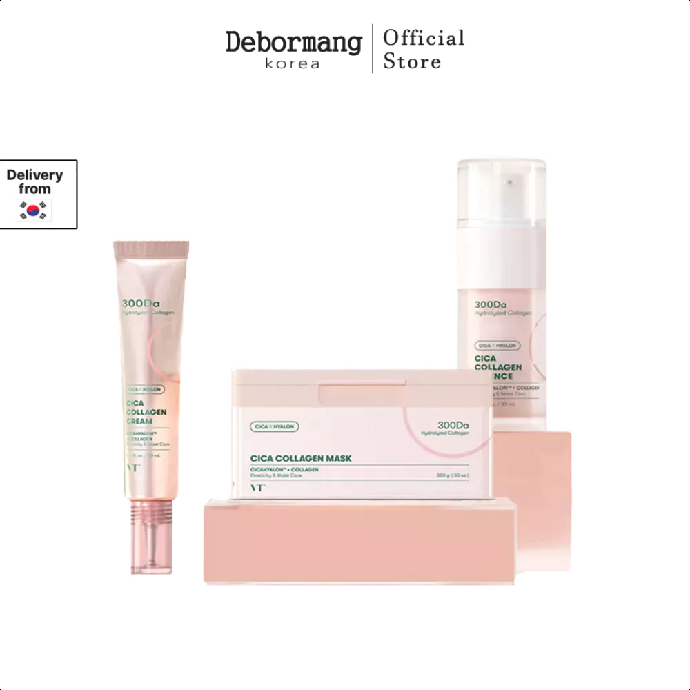 [VT Cosmetics] Cica คอลลาเจน 3 แบบ (เอสเซนส์ + มาส์ก + ครีม)