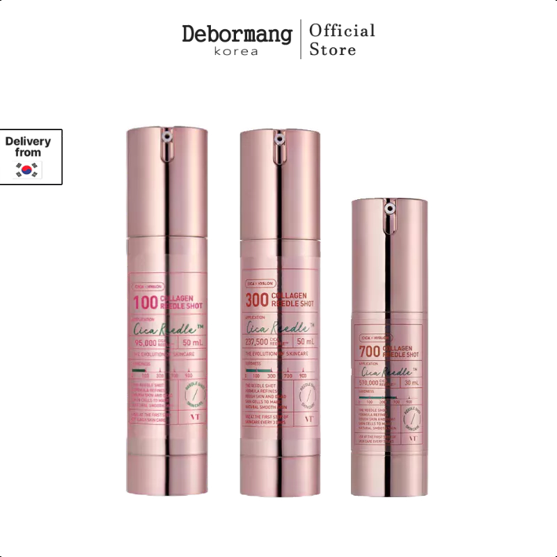 Vt Collagen REEDLE SHOT 100/300/700,ต่อต้านริ้วรอย,ความชุ่มชื้นของผิว,ป้องกันอุปสรรคผิว,การดูแลความชุ่มชื้น