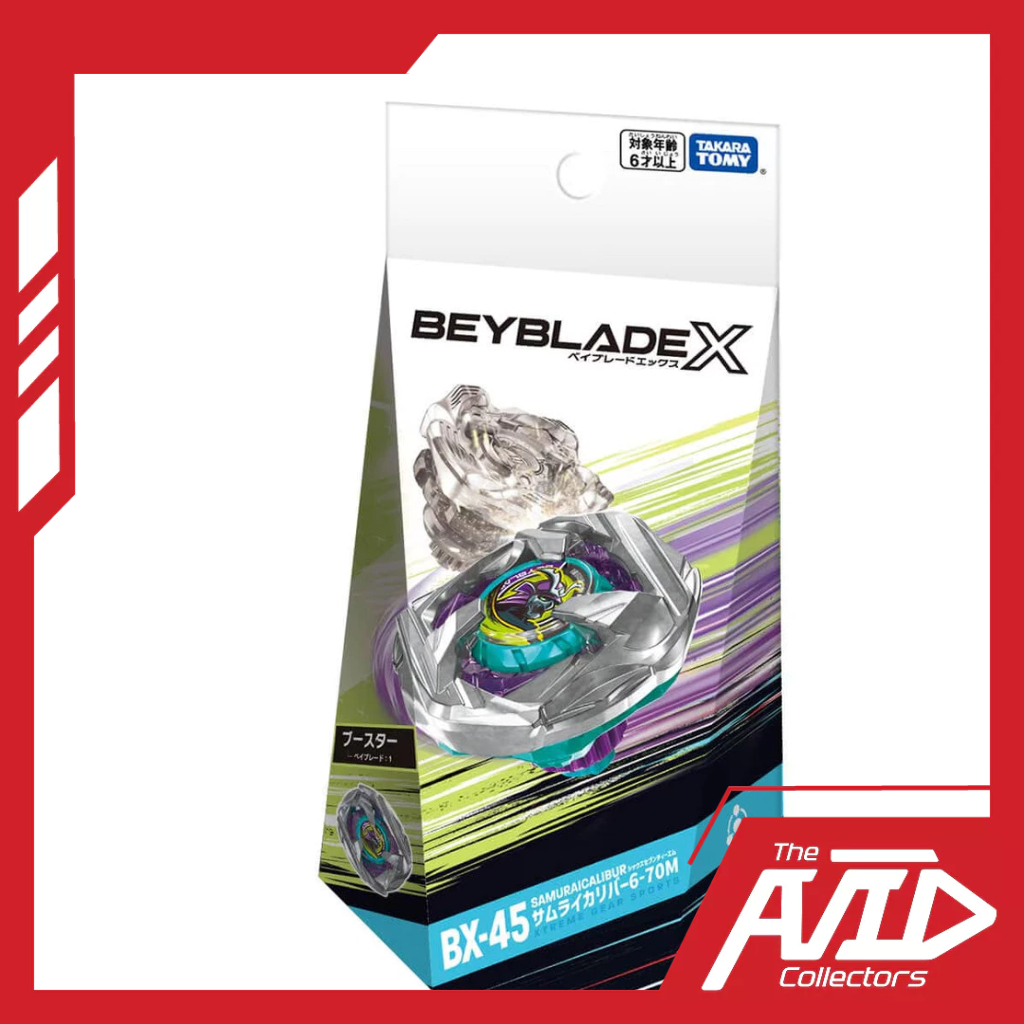 Beyblade X BX-45 Booster Samurai Calibre 6-70M