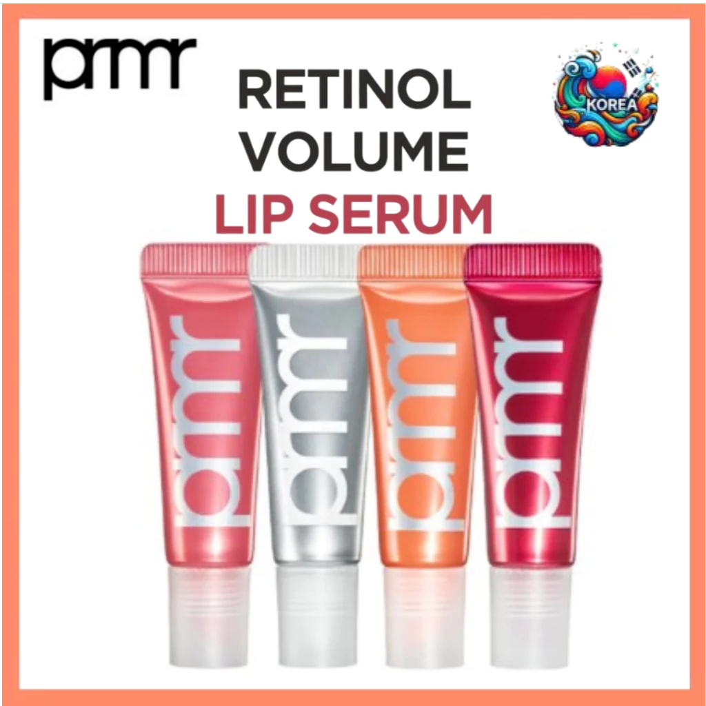 Primera Retinol Lip Serum Tube 7g: K-Beauty Anti-Aging & Volumizing for Smooth Lips