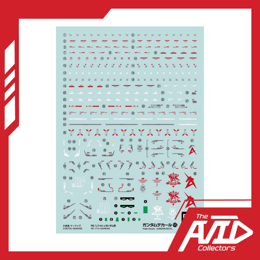 GUNDAM DECAL125 RG 1/144 Nu Gundam