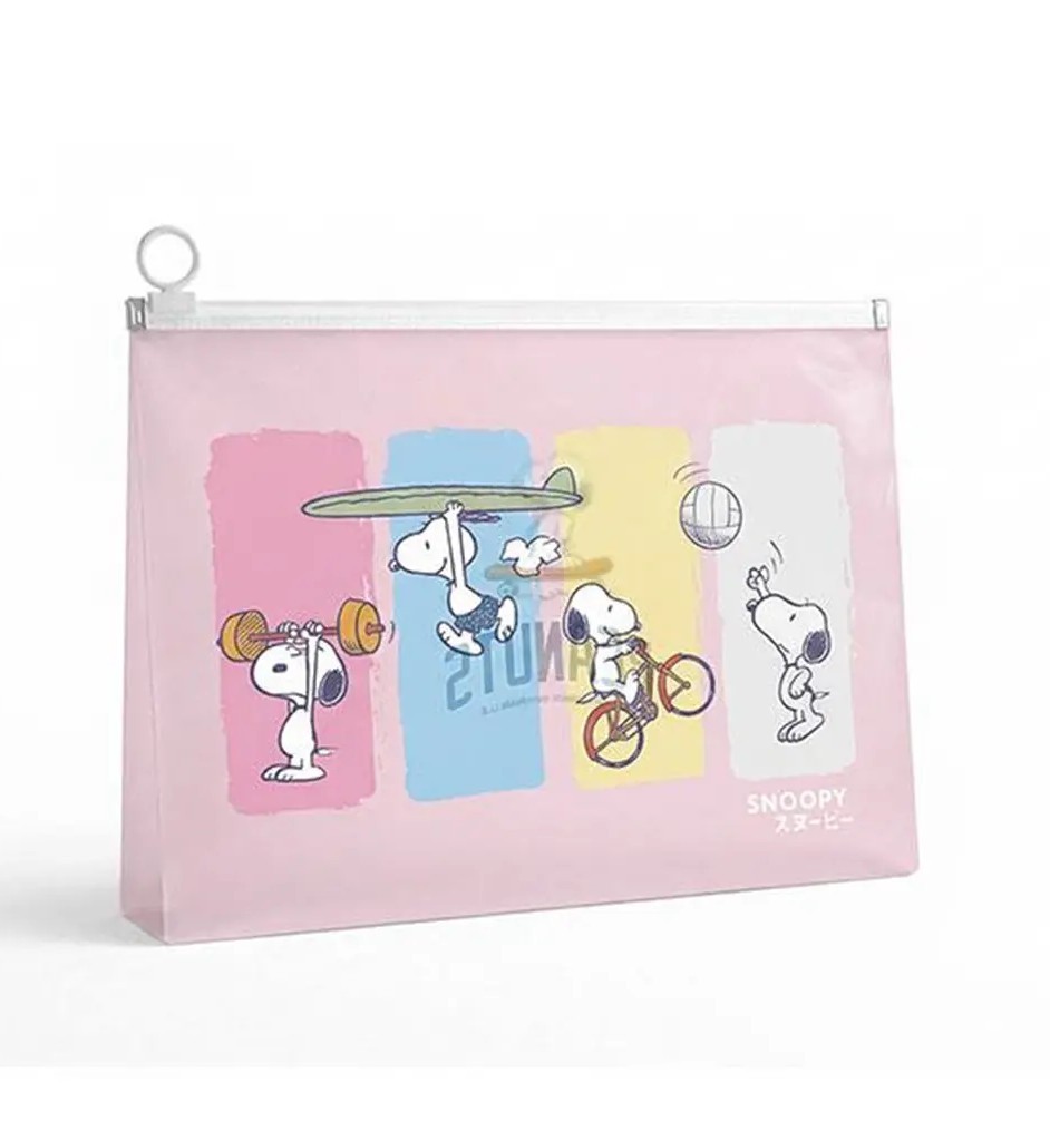 (SE-ED บางแค) PN4-แฟ้มซองซิป A4 : PEANUTS-4E A4 Zipper File Folder (PN4E-A4-ZPF-33PP-PK) W33xH25xS3 