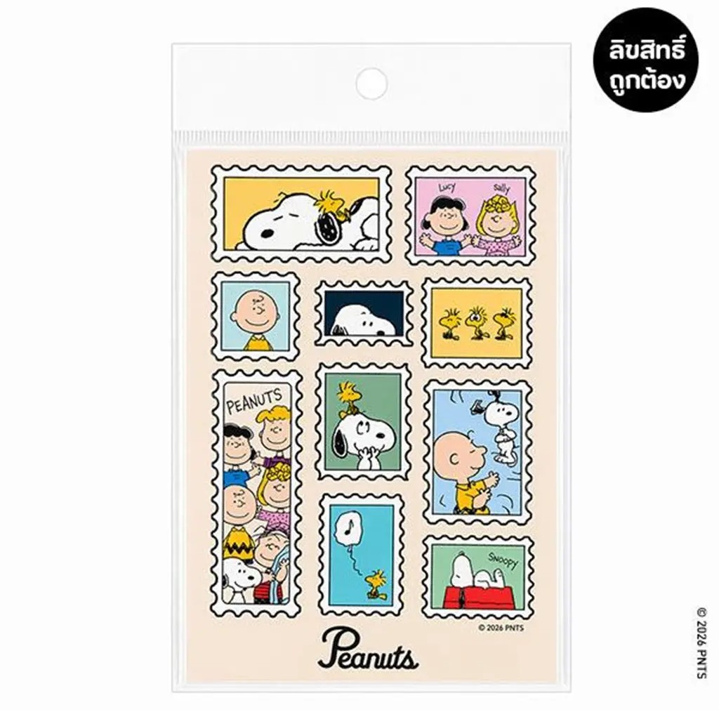 (SE-ED บางแค) หนังสือ PN5-สติกเกอร์ : PEANUTS-5B A6 PP Sticker (PN5B-A6-PP-STK-W10) W10.5xH14.8 cm.