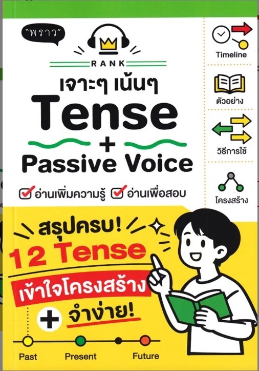 (SE-ED พระราม 2 ) หนังสือ เจาะ ๆ เน้น ๆ Tense + Passive Voice
