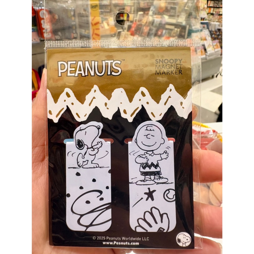 (SE-ED รังสิต) ที่คั่นหนังสือ แม่เหล็ก :PEANUTS-4D Magnet Marker