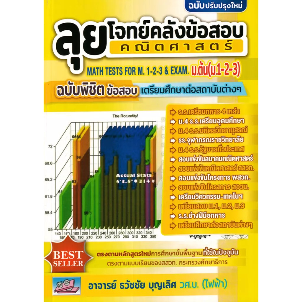 (SE-ED พระราม 2 ) หนังสือ ลุยโจทย์คลังข้อสอบคณิตศาสตร์ ม.ต้น (ม.1-2-3) ฉบับพิชิตข้อสอบและศึกษาต่อ