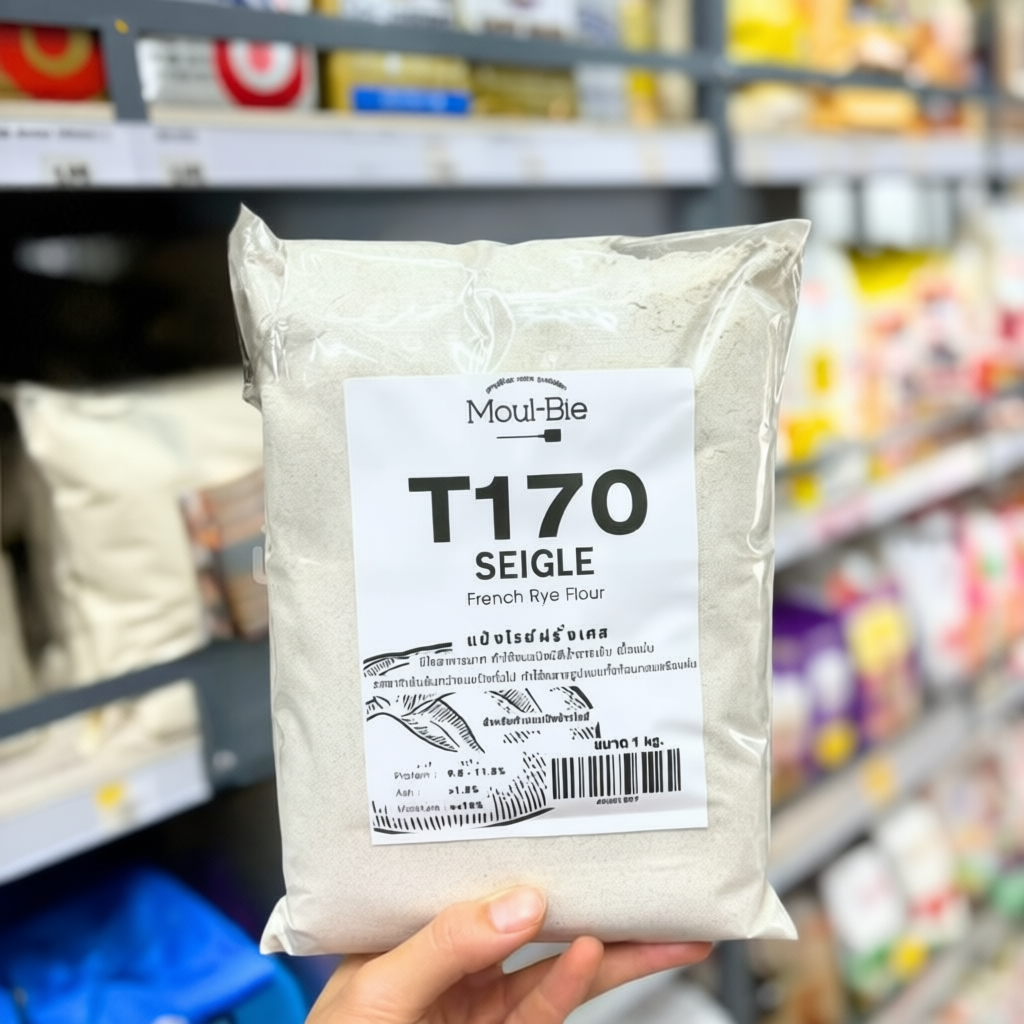T170 แป้งไรย์ ฝรั่งเศส 1กก.