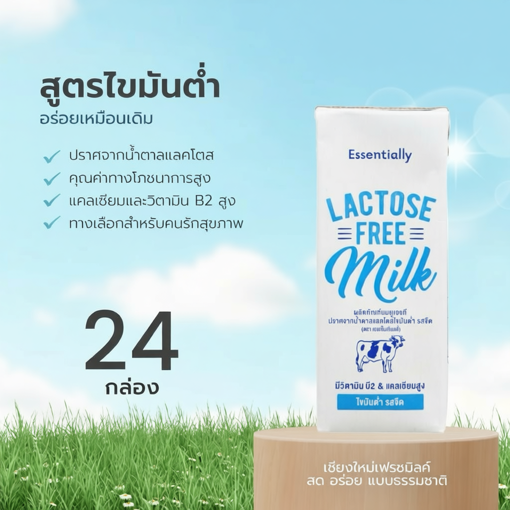 Essentially Lactose Free Milk Low Fat