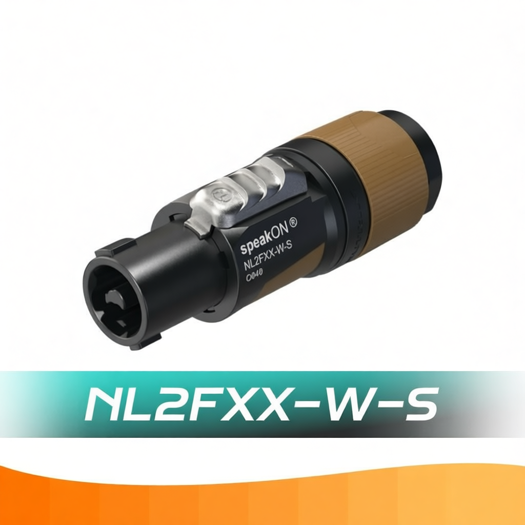 Neutrik NL2FXX-W-S หัวคอนเนคเตอร์ SPEAKON NL2FXXWS