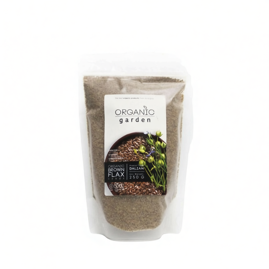 Organic Garden Ground Brown Flax Seed (250g)