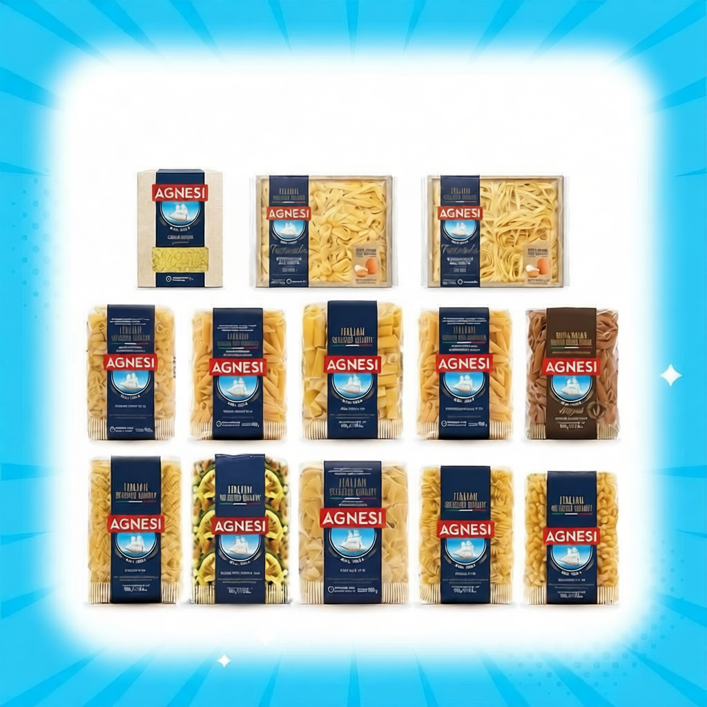Agnesi Penne Rigate Rigatoni Eliche