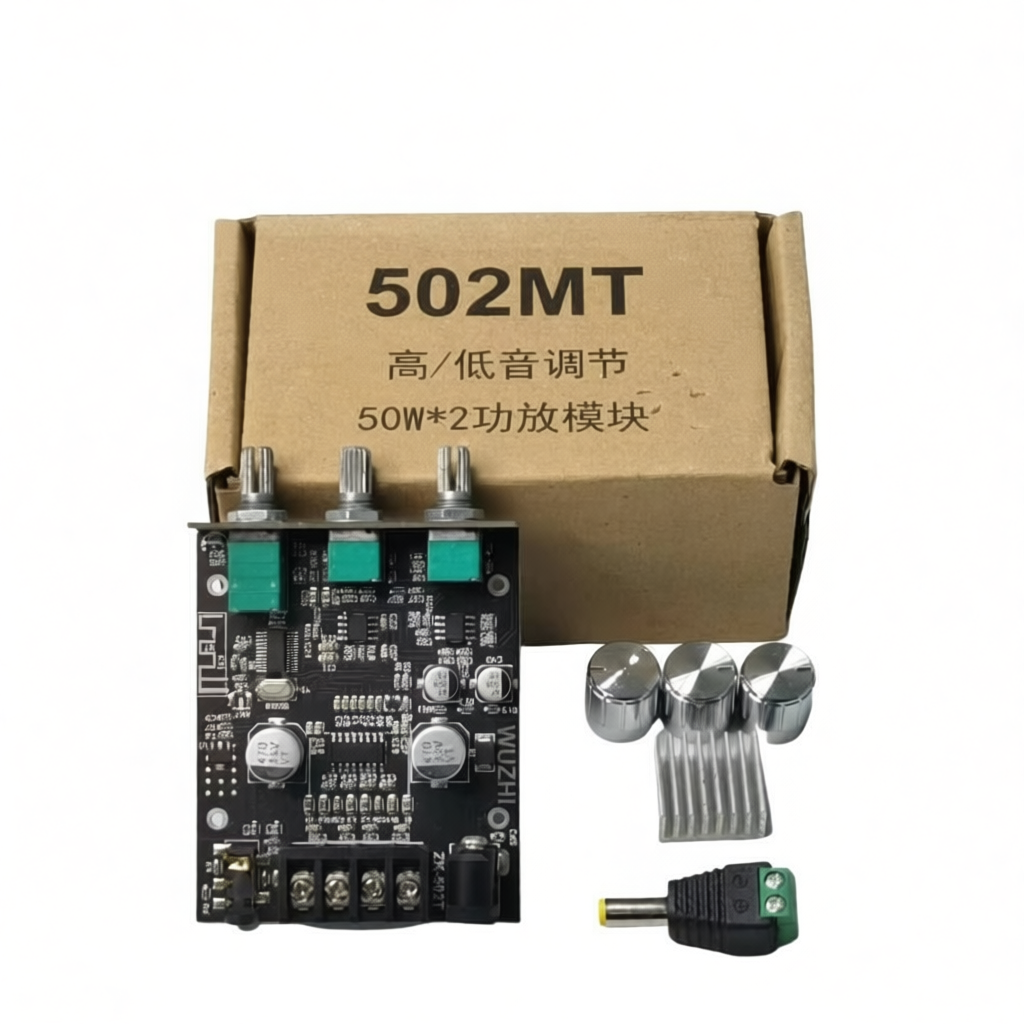 แอมป์จิ๋ว ZK 502MT  รองรับบลูทูธ 5.0 เชื่อมต่ออุปกรณ์ได้ทั้งมือถือและแท็บเล็ต