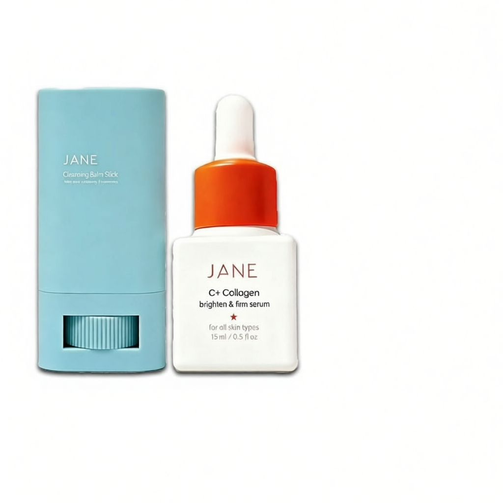 Jane Beauty เซรั่มและบาล์มทำความสะอาดผิวหน้า  Collagen C+