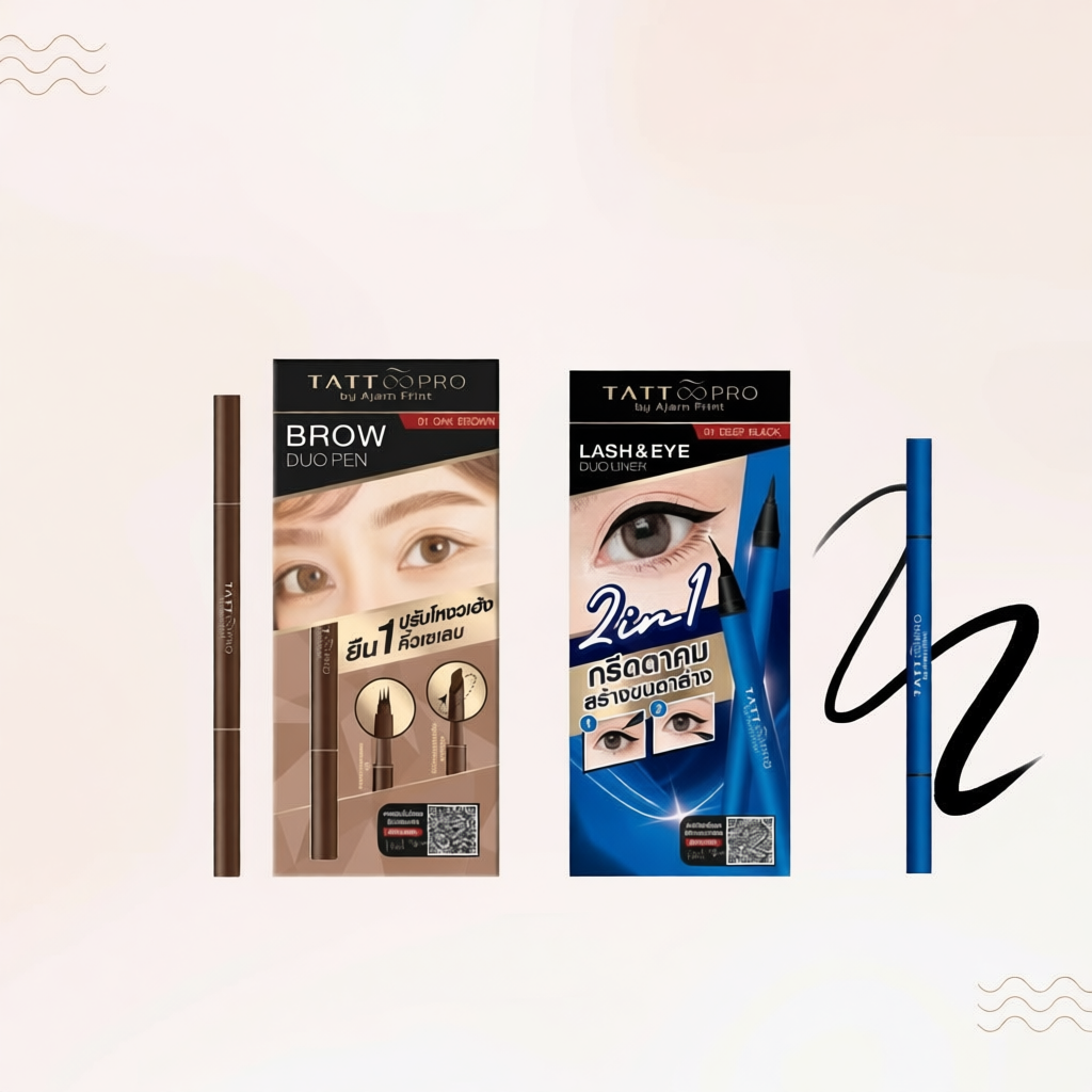 Tattoopro EyeBrow Duo Pen By Ajarn Frint 01