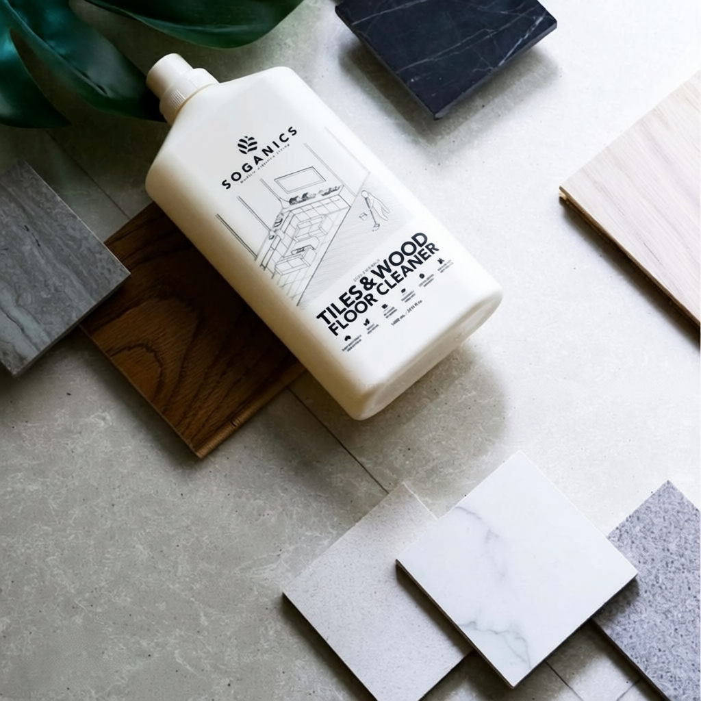 SOGANICS น้ำยาถูพื้น Eco-Friendly Tiles Wood Floor Cleaner